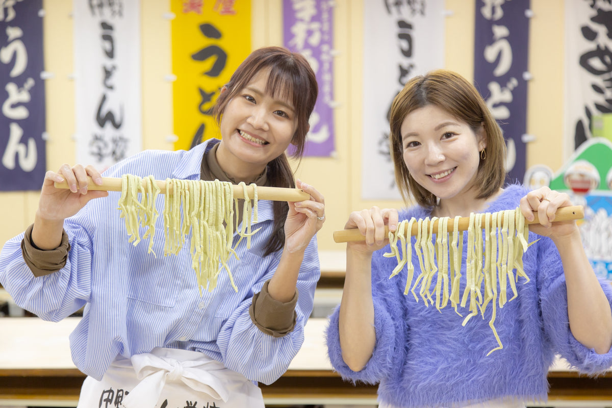 新しいオリーブうどん作り体験がスタート!